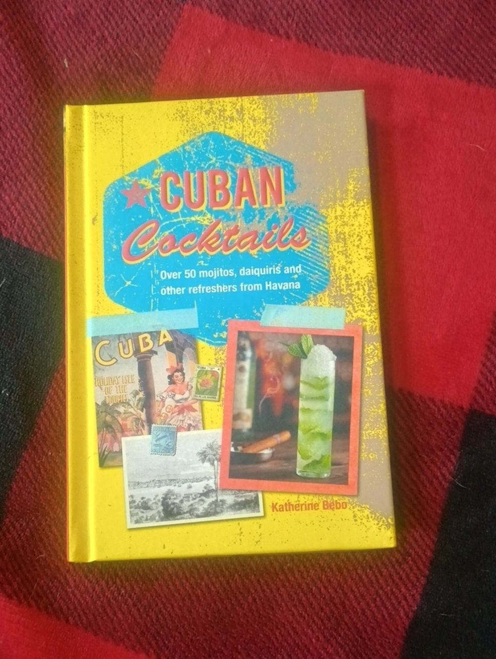 Cuban Cocktails Hardcover Recipe Book - Bright Yellow Cover